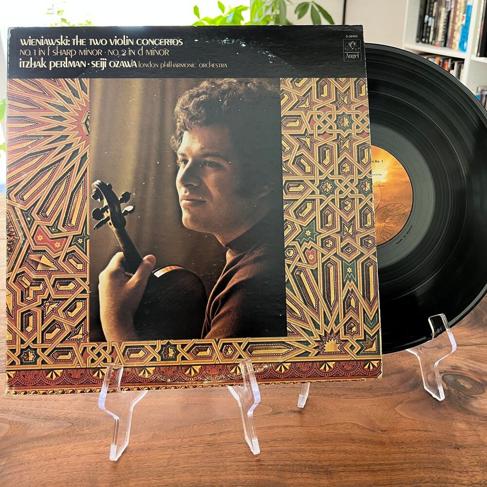 Wieniawski The Two Violin Concertos Itzhak Perlman Ozawa LP 1973 Angel S-1-36903